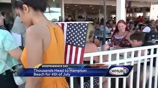 Fireworks cap off busy Fourth of July at Hampton Beach
