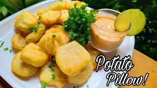 RESEP POTATO PILLOW KENTANG KEKINIAN GURIH CRISPY ENAK BANGET