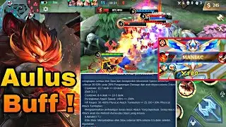 AULUS ON BUFF🤔. THIS IS THE HURT BUILD 🤫~ BUILD TOP GLOBAL AULUS ~ MLBB
