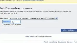 How to create a Facebook User name for my Business page? - Martin brossman
