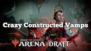Crazy Constructed Vampires | Innistrad Bo1 Midnight Hunt Draft | MTG Arena
