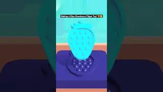 Making A Blue Strawberry Fidget Toy! 🧡😊 (Fidget Toy Maker)