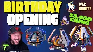😱HUGE 33,650 Anniversary / Birthday Event Opening My Personal Account [WR] War Robots