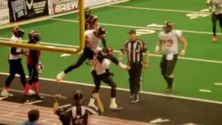 Donald Fusilier WR #9 Wichita Wild IFL (TD) vs. Bricktown Brawlers 5-7-2011