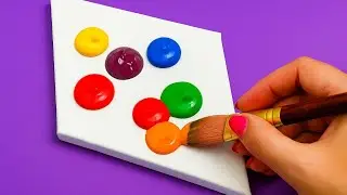 abstract woman painting tutorial | easy acrylic painting for beginners