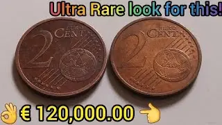 ULTRA CENT 2 Cent Euro Germany Worth Big Money Most Valuable Error Coin Don't Spend This!