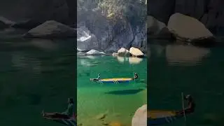 World Ki Sabse Saaf Nadi 😲 | Umngot River India #amitinfoversse #amazingfacts #shorts