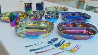 Local doctor develops safe stainless steel dinnerware for kids