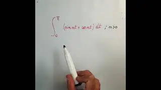 Intégrale d'une fonction trigonométrique continue sur un intervalle.