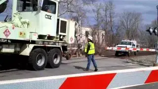 How to get a hi rail vehicle on track