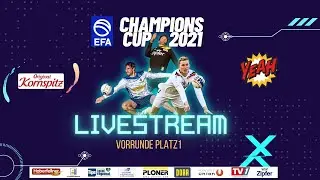EFA CHAMPIONSCUP MÄNNER 2021 VORRUNDE PLATZ 1