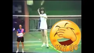 How women and men played badminton 50 years ago in......Belgium.