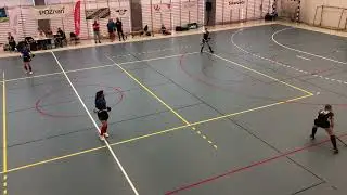 2025-01-25 Juniorki mecz Swarek - Orlęta kwarta 3