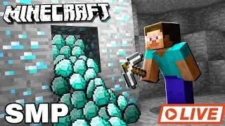 Diamond mining and collect material in SMP Live