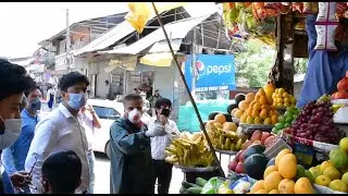 Market checking by district administration of Ganderbal