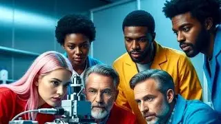 Science space story adventure
