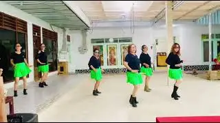 UN CHA CHA A MEZZANOTTE// Choreo by Hantos Djay// Demo by Happy Line Dance
