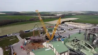 UNE IMMENSE GRUE DANS SUN DESHY