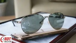 Mắt Kinh Mont Blanc Green Mirror Aviator Sunglasses MB645S 32Q 59