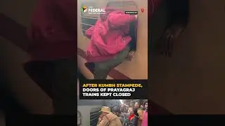 Watch | Devotees throng Varanasi railway station to catch Prayagraj trains | The Federal