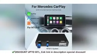 NTG5.0Wireless CarPlay Android Auto Fits For Mercedes A B C CL S CLA CLS CLASS GLA GLS GLC GLE V250
