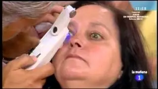 Toma de presión intraocular - Dr. Castillo