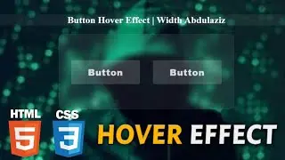 HTML CSS DA HOVER ANIMATSIYA | #uzb #html #css #button #abdulaziz #dev #animation #frontend #style