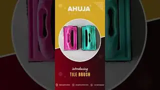 Ahuja Brushes - Tile Brush  #effortlesscleaning #householditems #householdsupplies