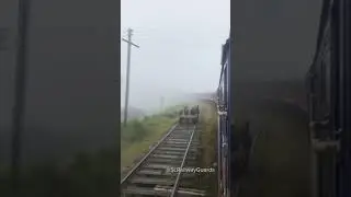 Mesmerizing Misty Train Ride Through Sri Lanka's Scenic Highlands.