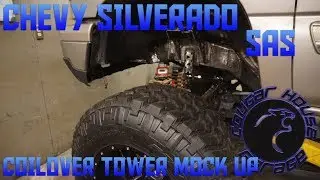 2006 SILVERADO COUGAR HOUSE FAB 4-LINK PT15 COILOVER TOWERS PT4 EP300