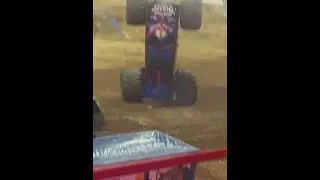 Awesome monster truck driver