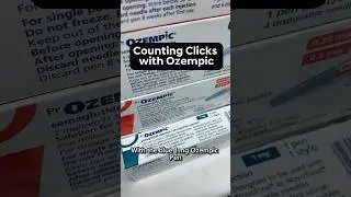 Counting clicks with Ozempic 1mg Pen. #ozempic  #weightloss #diabetes #countingclicks