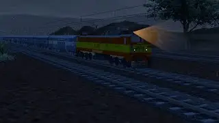  Night Train running Game Video Super train game video Bhartiya railway superfast express train 