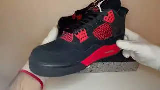 Jordan 4 Retro Red Thunder [CT8527-016] unboxing