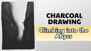 #201 How to Draw a Beautiful Charcoal Landscape | Realistic Drawing Tutorial