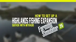 Как настроить сервер базового симулятора фермерства с помощью #nitrado