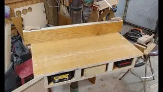 Drill Press Table with Quick-Release Fence Clamps