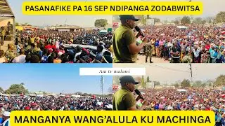 VP MICHAEL USI WANG&rsquo;ALULA MA PRESIDENT ONSE &ldquo;INE NDIPANGA ZODABWITSA PASANAFIKE PA 16 SEPTEMBER&rdquo;
