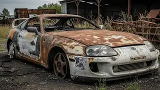 ASMR Car Restoration! Full Restoration 1995 Toyota Supra Burnt Vehicle Renewal