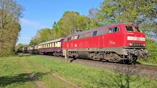 MZE 218 451 zieht den Rheingold Express (G&uuml;terumgehungsbahn M&uuml;nster)