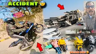 Sunday Ride 🥶 // Public Reaction 🤓//  Accident truck 🙏#kawasaki #reaction  