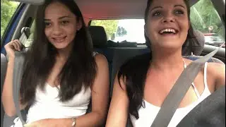 Two best girls in the car 🥰 Interviewing 🔥 Dolly Diore😼