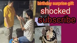 Khushbu birthday surprise🎉🐣🎁🎁🎉🎁 in cake 🍰🍰shocked😱🙀🤯🙀🤯🙀🙀🙀