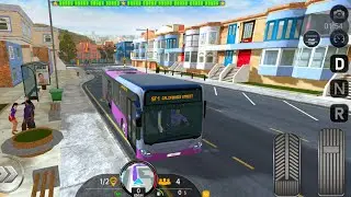 COACH ARTICULATED BUS REALISTIC DRIVING - NEW BUS IN CITY MULTIPlAYER EVO - ANDROID GAMEPLAY 