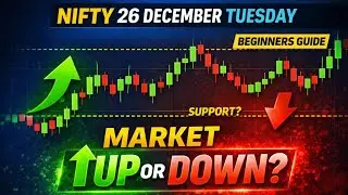NIFTY 26 December | Market Up Or Down? | Tomorrow Trading Plan 