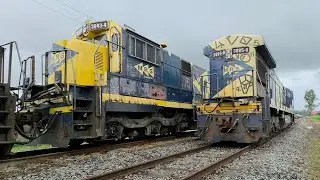 VEJAM! Compilado de 3 composições passando pelo Pinheirinho - Ramal SP 