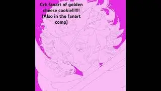 Golden cheese cookie fanart (this is also entered in the fanart comp)#art #artist #fanart #crk