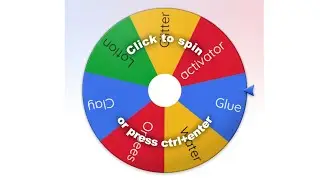 mystery wheel of slime challenge