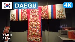 🇰🇷 South Korea - Daegu: 5 Minutes Walking Tour - 4K
