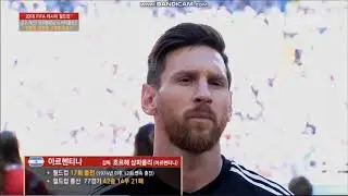 Anthem of Argentina vs Iceland FIFA World Cup 2018